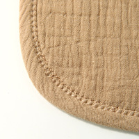 Bavoirs en gaze de coton pour bébé, 4 couches, absorbants, en forme de U, pour nouveau-nés et tout-petits, en stock