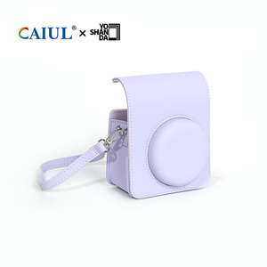 กระเป๋ากล้องดิจิตอล <span class=keywords><strong>instax</strong></span> Mini 13 แบบขายส่ง  กระเป๋าหนัง PU แฟชั่น พร้อมสายสะพาย สำหรับเดินทาง มี 5 สี  อุปกรณ์เสริมสำหรับ <span class=keywords><strong>instax</strong></span> mini 13 - Product Image 4