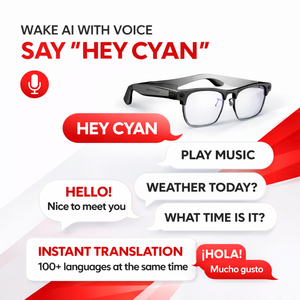 نظارات ذكية G1 بتقنية الذكاء الاصطناعي، كاميرا 8 ميجابكسل، تصوير 1080P بسرعة 30 إطارًا في الثانية، ذاكرة 32 جيجابايت، واي فاي 4، بلوتوث 5.4، تسجيل بنقرة واحدة، مكالمات واضحة للسفر والعمل، إنتاج المصنع الأصلي - Product Image 4