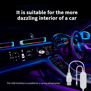 RGB Sync musicale che cambia colore voce luci di supporto controllate con APP ricaricabile illuminazione ritmica a LED - Product Image 2