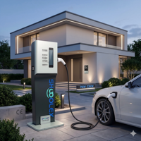 Estación de Carga para Vehículos Eléctricos de 22kW Trifásica, con Función DLB, Solar, Ecológica e Inteligente para el Hogar, Tipo 2 EVSE de Fábrica