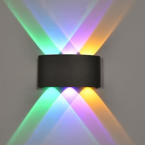 Lámpara <span class=keywords><strong>de</strong></span> pared para exteriores, iluminación RGB colorida, enrejados, lente <span class=keywords><strong>de</strong></span> ojo <span class=keywords><strong>de</strong></span> toro Cob, luces <span class=keywords><strong>de</strong></span> pared, foco <span class=keywords><strong>de</strong></span> arriba y abajo - Product Image 5