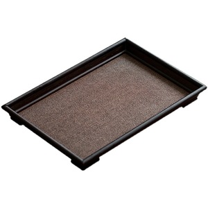Chinese Bamboo Tea Tray <b>Set</b> <b>Square</b> Shape For Kung Fu Tea Serving Home Use Solid Wood Material - Product Image 5