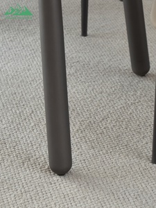 Mesa de comedor moderna de alta gama: Mesa de vidrio templado + patas de madera negra, ahorra espacio y es adecuada para el comedor familiar - Product Image 6