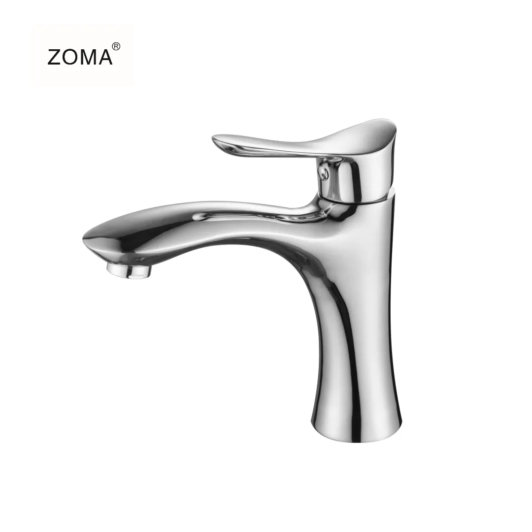 2023 New Brushed Single Handle Stainless Steel Hand Wash Basin Mixer Faucet For Bathroom