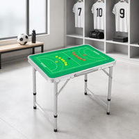 Tableau tactique de handball magnétique multi-usage, plateau rectangulaire, tableau de stratégie, pieds pliants en alliage d'aluminium, table portable