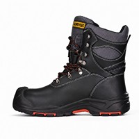 Chaussures de sécurité AIMVVSEC en cuir véritable avec embout en acier, antidérapantes, résistantes à l'huile et au gaz, doublure 3M Thinsulate isolante contre le froid