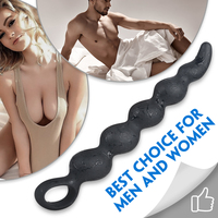 S-hande Weiche Silikon Medizinische Anal-Spielzeuge für Frauen und Männer Prostata-Massagegerät Langer Dildo Butt Plug Analkugeln IPX7 Wasserdicht 275mm Geschenk