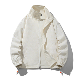 เสื้อแจ็คเก็ตสองด้านสำหรับผู้ชาย แบรนด์เท่ๆ รุ่นใหม่ประจำฤดูใบไม้ผลิและฤดูใบไม้ร่วงปี 2025 คอตั้ง กันลม ทรงหลวม พิมพ์ลายดอกแคชเมียร์ - Product Image 6