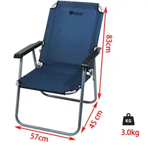 Складной стул для кемпинга, уличное рыболовное кресло с подлокотником, Пляжное Кресло для кемпинга