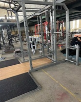Nouveau design équipement de fitness multifonctionnel professionnel pour salle de sport, rack de puissance à squat, machine Smith avec plate-forme d'haltérophilie