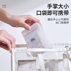 Magnetic <b>Storage</b> Box Rectangle Transparent Office Organizer For Cards And Stationery LKL-053 - Product Image 4