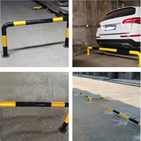 Barrière de sécurité industrielle en acier pour tuyaux, poteau de protection en U, barrière de stationnement, garde-corps de parking