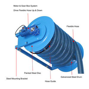Fengshen Heavy Duty motorizzato tubo di scarico avvolgitore attrezzatura veicolo efficiente gestione dei rifiuti di emissione altre apparecchiature del veicolo - Product Image 2