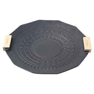 Портативный роскошный антипригарный Алюминиевый Газовый Гриль Fajita сковородки Zibo шестиконечная звезда Кемпинг барбекю современный - Product Image 1