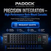 PADOCK Console de mixage numérique professionnelle 12 canaux - 99 effets DSP avec Bluetooth - MJ-12