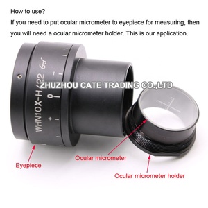 Support de fixation de micromètre pour oculaire de microscope 24 mm, support de réticule oculaire pour microscope <span class=keywords><strong>Olympus</strong></span> CX23 série BX, série stéréo SZ - Product Image 5