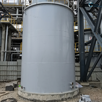 Réservoir de stockage personnalisé anti-corrosion avec revêtement en PTFE, cuve sous pression en caoutchouc pour le stockage de liquides industriels chimiques fins