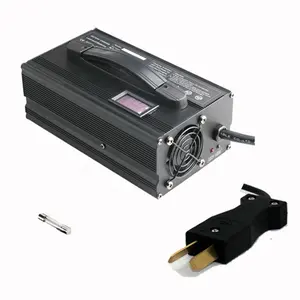 OEM Golf Cart Battery Charger 36 Volt 18 Amp Crowfoot LCDディスプレイDC 44.1Volt Charger CompatibleためEZGO TXT 96 Up Club Car DS