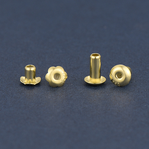 Au 750, accesorios de joyería DIY, pendiente de oro de 18 quilates, barril de plástico, bricolaje, perla, GEMA, agujero de piedra, agujas, montaje de poste para fabricación de joyas - Product Image 2