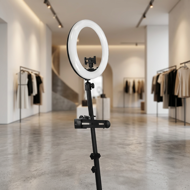 LED Ring Light with Tripod Stand Phone Holder for Photography Video Streaming Makeup Photo Booth