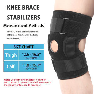 Genouillère orthopédique de sport en silicone réglable pour la décompression et le soulagement de la douleur Conception d'ouverture de la rotule - Product Image 5