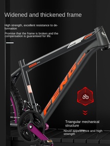 Freno de disco de 26 pulgadas y 26 velocidades Suspensión delantera Bicicleta de montaña para adultos Pendiente de suelo todoterreno - Product Image 2