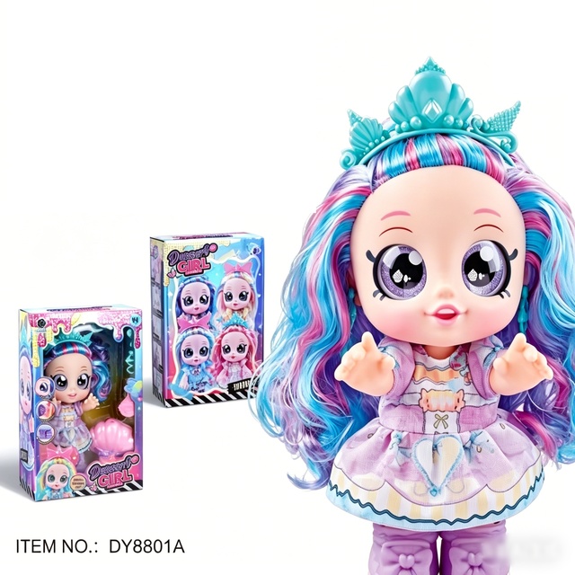 2026 Fashion Style 12-Inch Lightweight Special Edition Silicone Doll: a Beautiful Girl Doll Perfect for Children's Role-Playing