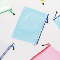 Sac de rangement en PVC transparent A4 grande capacité avec fermeture éclair, idéal pour papeterie et jouets – Vente en gros usine
