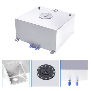 Aluminum Alloy Fuel Tank 40L Mirror Polished With Sensor For <b>Modified</b> Cars - Product Image 5