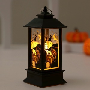 Lanterne LED décorative d'Halloween, alimentée par piles, pour la décoration de fêtes intérieures et extérieures, vente en gros OEM - Product Image 3