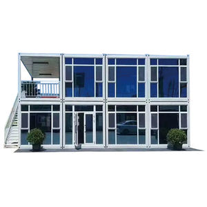 Çelik prefabrik daire ofis evleri ofis binası konteyner tasarımı ile Modern konteyner ev hızlı kurulum - Product Image 5