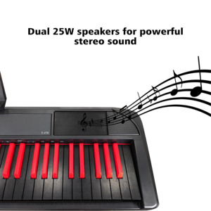 Clavier de piano numérique portable Beisite, prix d'usine, 88 touches, haut-parleur intégré, son de haute qualité, instrument de musique professionnel - Product Image 4
