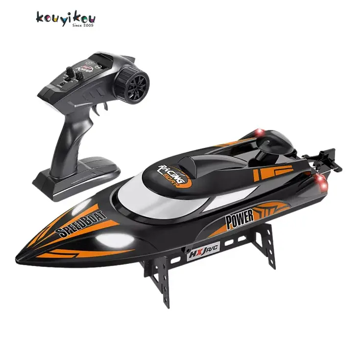 KYK New Arrivals 2023 RC Boat With High Speed Boat Racing Speedboat RC Ship Running Kid Summer Outdoor Toy