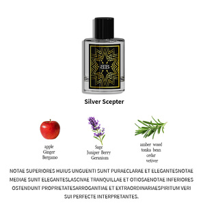 Woody Fougere Silver Scepter Perfume para Hombre, Notas Superiores Frescas de Manzana <span class=keywords><strong>y</strong></span> Bergamota, Base de Cedro <span class=keywords><strong>y</strong></span> Vetiver, Colonia <span class=keywords><strong>EDP</strong></span> para Caballero - Product Image 3