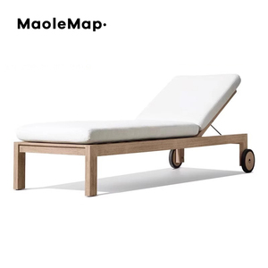 Hotel mesa de centro sandalye sillas de jardín <span class=keywords><strong>tumbona</strong></span> Silla de piscina al aire libre playa <span class=keywords><strong>tumbona</strong></span> muebles de teca salón de jardin tumbonas - Product Image 3
