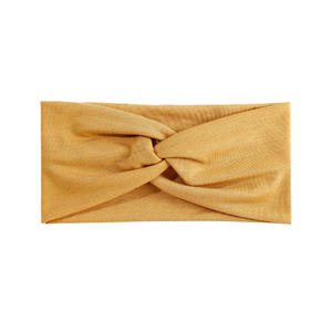 عصابة شعر نسائية مطاطية مرنة محبوكة بألوان مبهجة عصابات رأس مطاطية عريضة رياضية للنساء - Product Image 6