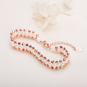 Bracelet en perles d'eau douce de luxe léger Zhuji, accessoire polyvalent en perles véritables haut de gamme pour femmes, colliers perlés - Product Image 1