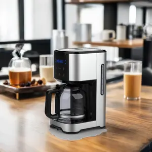 Halbautomatischer Mini-Elektro-Bürofilter Teetropfen-Kaffeemaschine und Heim kleine tragbare manuelle Tropfen-Kaffeemaschine