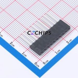 SSQ-110-03-L-S Pin Socket Through hole Component (THT),P=2.54mm Connector 2.54mm Through Hole Single Row 10P - Product Image 1