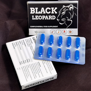 Extrait d'huître Black Leopard en capsules bleues pour hommes, pour la vitalité et l'énergie, 10 capsules - Product Image 6
