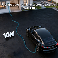 Nouveau câble de charge à extrémité ouverte Type 2 11kW/3 phases/16A/10m – Remplacement pour borne de recharge murale et station de charge