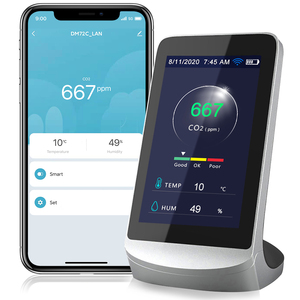 Détecteur de CO2, moniteur de dioxyde de carbone, contrôle du dioxyde de carbone pour serre et application Tuya Wifi transférable sur téléphone mobile - Product Image 1