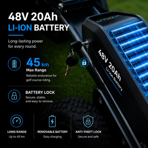 US Stock Free Shipping <b>Foldable</b> Golf Scooter 4 Wheel <b>Cart</b> With Removable Battery M12-3 Mobility Golf Skateboard M12-3 - Product Image 1
