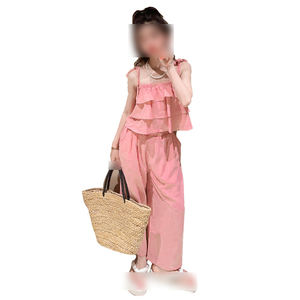 Ensemble d'Été Décontracté Deux Pièces pour Adolescentes – Vêtements Stylisés sans Manches - Product Image 4