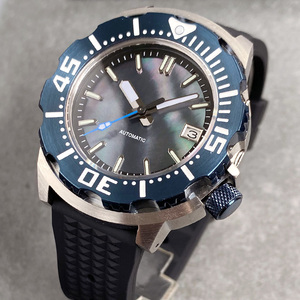 Tandorio 42mm montres monstres automatiques pour hommes cadran MOP NH35A 20BAR AR saphir 3.8 heures montres mécaniques lumineuses pour hommes - Product Image 4