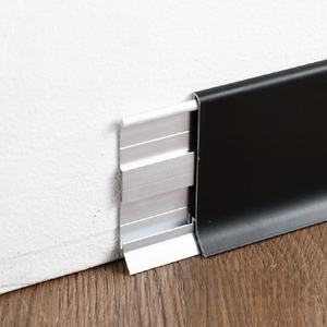 Plinthe en alliage d'aluminium ultra-mince à double couche de 60 mm pour l'exportation - Product Image 2