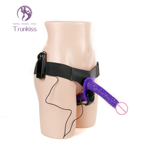 Consolador portátil vibrador de dos cabezas, producto para adultos, velocidad continua, vibración, tipo de batería, pantalones Vibradores para lesbianas - Product Image 2