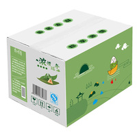 Ecologische geschenkverpakking van zoete sinaasappels met reliëfdruk, op maat gemaakte golfkartonnen fruitverpakking met ventilatiegaten, groothandel