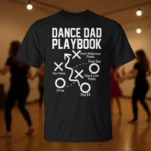 Camiseta para Papá Bailarín, Camiseta Promocional con Diseño de Guía de Baile para Papá Bailarín, Elegante y Estilizada - Product Image 3